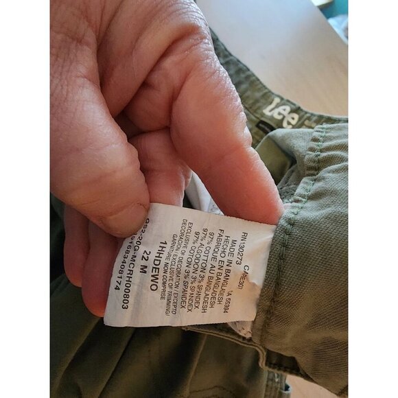 Women’s LEE Carpenter Workwear Pants Green SIZE 22 Plus Size 22 Lee Dungaree - Picture 4 of 16